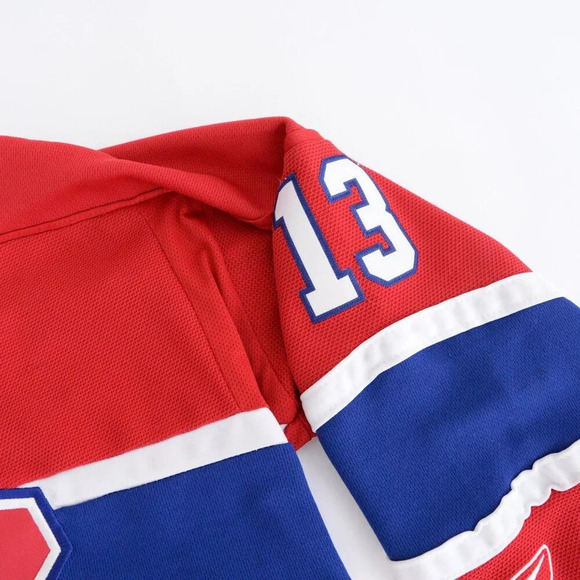 Vintage Reebok Nhl Montreal Canadiens #13 Cammalleri Red And Blue  Home Jersey - Picture 13 of 16